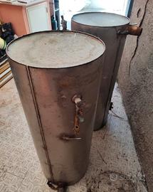 N.2 Serbatoio carburante inox 200lt