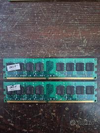RAM DDR2 Apacer 4GB (2x2GB) PC6400 (800MHz) nonECC