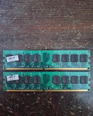 RAM DDR2 Apacer 4GB (2x2GB) PC6400 (800MHz) nonECC