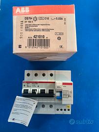 Interruttore diff. magnetotermico  c10 4P