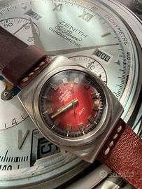 Zenith defy vintage (burgundy)