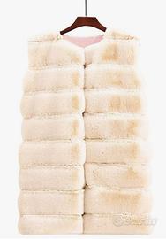 gilet in eco pelliccia 