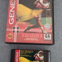 Sega Mega Drive,Davis Cup con scatola,no libretto.