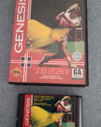 Sega Mega Drive,Davis Cup con scatola,no libretto.