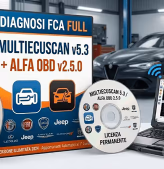 Multiecuscan 5.3 + AlfaOBD 2.5 - diagnosi FULL cd