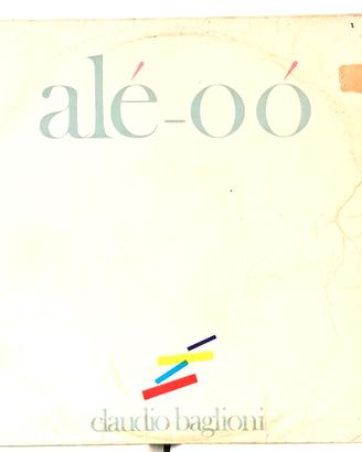Claudio Baglioni; Alè - oò; Vinile ; Lp 33 Giri