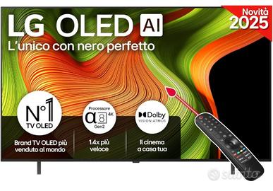 LG OLED AI B5 TV 65 pollici, Smart TV 4K,