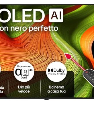 LG OLED AI B5 TV 65 pollici, Smart TV 4K,
