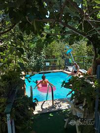 ARITZO, Chalet con piscina e BBQ