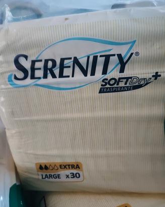 1 pacco di pannoloni serenity 