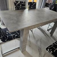 tavolo allungabile grigio cemento