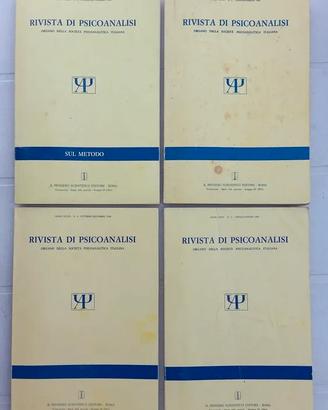 Rivista di psicoanalisi anno 1986 completo