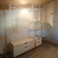 guardaroba modulare per cabine armadio o negozio