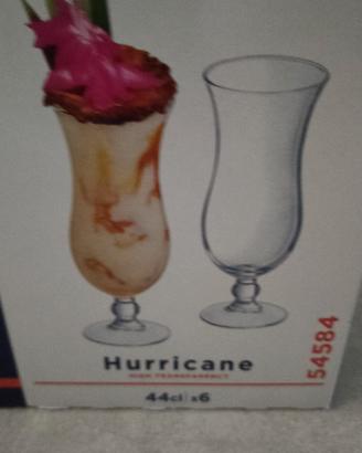 set  6  bicchieri cocktail