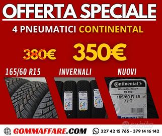 4 pneumatici continental 165/50 r15 77t pn8777