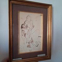 quadro Cristo 1961 di Carena