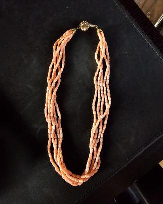 COLLANA CORALLO ROSA