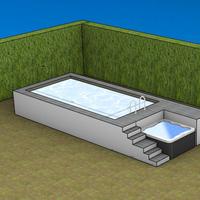 PISCINA CON IDROMASSAGGIO