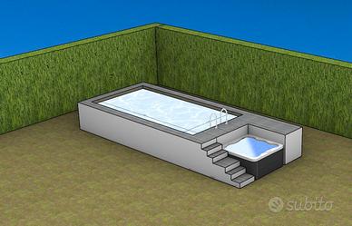 PISCINA CON IDROMASSAGGIO