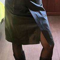 Gonna in pelle Sportmax originale-XS/S