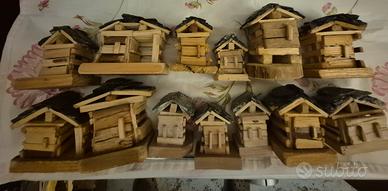 Casetta in Legno Artigianali in Miniatura