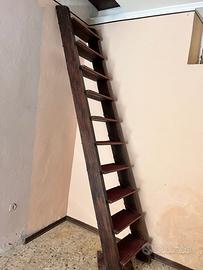 scala in legno massello
