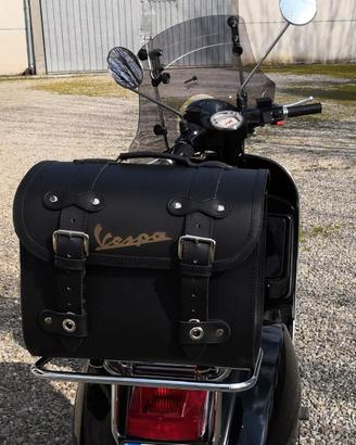 Borsa Bauletto Vespa Lambretta pelle piaggio gts p