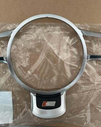 Inserto satinato volante Audi A3/S3 8p originale
