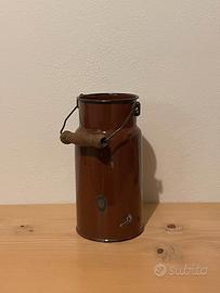 Contenitore Latte Vintage Marrone