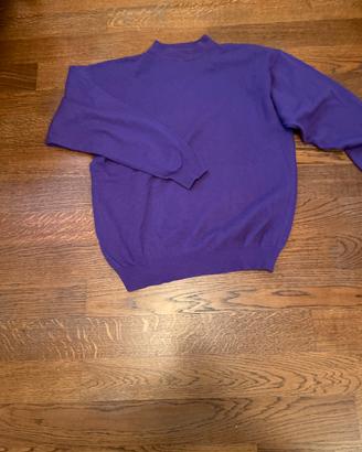 Maglione donna colore viola