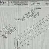 Ricambi lavastoviglie SMEG LVS 1449B