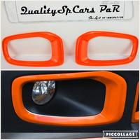 Cornice Cover Fendinebbia Jeep Renegade Arancio