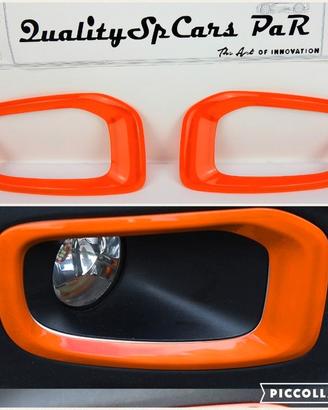 Cornice Cover Fendinebbia Jeep Renegade Arancio