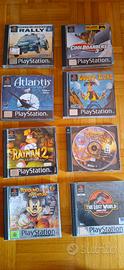 custodia + giochi Playstation 1