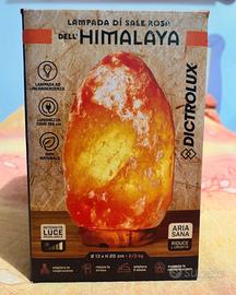 Lampada di sale rosa Himalaya Dictrolux 2-3 kg