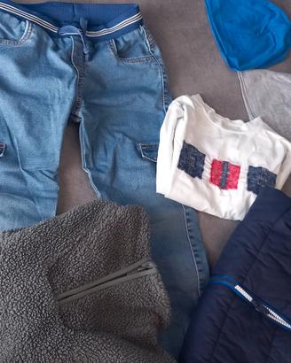 Abbigliamento bambino 4-5 anni, 6 pezzi
