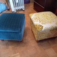 Due sgabelli pouf