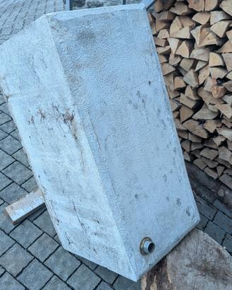 vasca cemento con lavatoio 