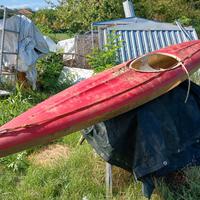 canoa monoposto da pulire