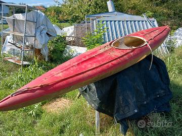canoa monoposto da pulire