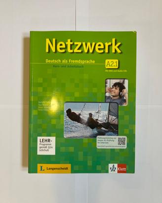 Netzwerk A2.1 – Kursbuch + Arbeitsbuch + DVD/CD