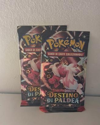 bustine singole destino paldea 