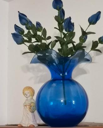 Vaso "Primula" in vetro soffiato IVV