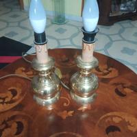 lampada in ottone 