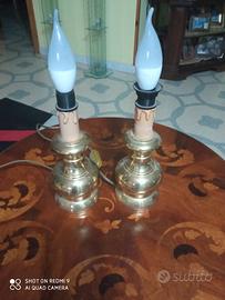 lampada in ottone 