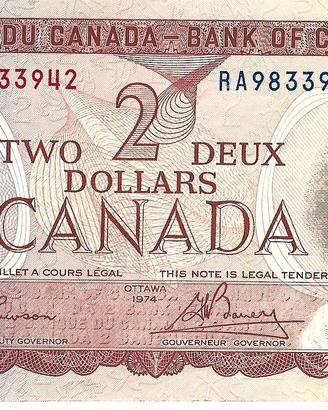 Canada - Banconota da 2 CAN