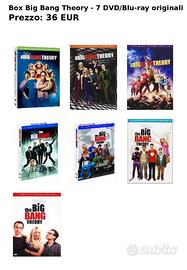 Box Big Bang Theory - 7 DVD/Blu-ray originali
