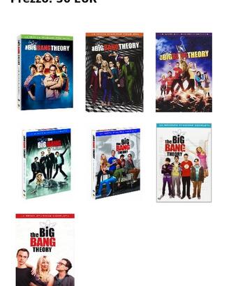 Box Big Bang Theory - 7 DVD/Blu-ray originali