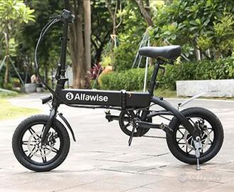 Ebike "Alfawise X1" nuova nera completa da 10,4 Ah