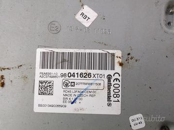 98041626XT AUTORADIO CITROEN C3 PICASSO 1.6 D 68KW